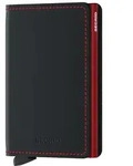 Secrid Slimwallet Matte Black & Red