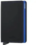 Secrid Slimwallet Matte Black & Blue