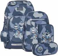 Beckmann 124157a, Beckmann Schulranzenset Active Air FLX - 6-Tlg. Set Tiger Race