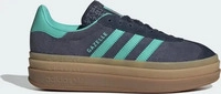 Adidas JQ6437, Adidas Gazelle Damen Sneaker - Blau - Gr&ouml;&szlig;e 38 2/3 - Leder Blue