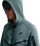 Nike HV0949-382, Nike Tech Fleece Herren Kapuzenpullover - Grau - Gr&ouml;&szlig;e XL Grey