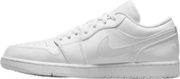 Jordan 553558-136, Jordan 1 Low Herren Sneaker - Wei&szlig; - Gr&ouml;&szlig;e 40.5 - Leder White