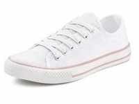 LASCANA Sneaker Damen weiß-rosé Gr.36
