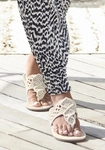 LASCANA Pantolette Damen beige Gr.36