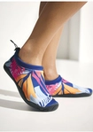 LASCANA Badeschuh Damen blau-orange Gr.37