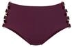 LASCANA Highwaist-Bikini-Hose Damen bordeaux Gr.34