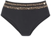 LASCANA Highwaist-Bikini-Hose Damen schwarz-leo Gr.32