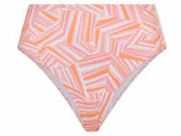 LSCN BY LASCANA Highwaist-Bikini-Hose Damen rosa bedruckt Gr.34