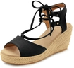 LASCANA Keilsandalette Damen schwarz Gr.42