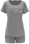 S.OLIVER Damen Shorty grau-meliert Gr.32/34