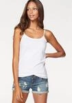 VIVANCE Spaghettitop Damen wei&szlig; Gr.32/34