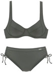 LASCANA B&uuml;gel-Bikini Damen oliv Gr.36 Cup B