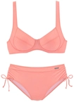 LASCANA B&uuml;gel-Bikini Damen lachs Gr.36 Cup B