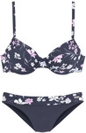 LASCANA B&uuml;gel-Bikini Damen marine-bedruckt Gr.36 Cup B