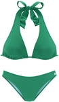 LASCANA Triangel-Bikini Damen gr&uuml;n Gr.40 Cup C/D