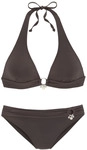 S.OLIVER Triangel-Bikini Damen braun Gr.32 Cup A/B