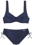 LASCANA B&uuml;gel-Bikini Damen marine Gr.38 Cup G