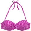 ELBSAND B&uuml;gel-Bandeau-Bikini-Top Damen fuchsia Gr.34 Cup C