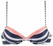 KANGAROOS Push-Up-Bikini-Top Damen marine-wei&szlig; Gr.32 Cup A