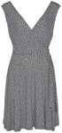 S.OLIVER Strandkleid Damen anthrazit-rosa-bedruckt Gr.34