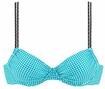 BUFFALO B&uuml;gel-Bikini-Top Damen t&uuml;rkis-schwarz Gr.34 Cup B