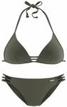 BRUNO BANANI Triangel-Bikini Damen oliv Gr.32 Cup A