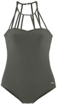 BRUNO BANANI Badeanzug Damen oliv Gr.34 Cup A/B