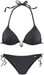BRUNO BANANI Triangel-Bikini Damen schwarz Gr.32 Cup A/B