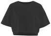 LASCANA Kurzarmshirt Damen schwarz Gr.L (44/46)