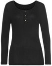 VIVANCE Langarmshirt Damen schwarz Gr.32/34