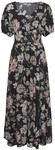LASCANA Maxikleid Damen schwarz bedruckt Gr.42