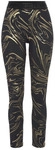 LASCANA ACTIVE Funktionsleggings Damen schwarz, gold Gr.S (36/38)