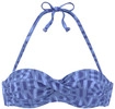 ELBSAND B&uuml;gel-Bandeau-Bikini-Top Damen blau Gr.40