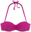 SUNSEEKER B&uuml;gel-Bandeau-Bikini-Top Damen pink Gr.32 Cup A