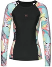 LASCANA ACTIVE Bade-Shirt Damen schwarz-bedruckt Gr.34