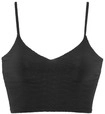 SUNSEEKER Crop-Bikini-Top Damen schwarz Gr.32