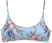 LASCANA Bustier-Bikini-Top Damen hellblau-bedruckt Gr.32
