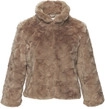 LASCANA Fellimitatjacke Damen taupe Gr.40