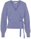 LASCANA Wickelstrickjacke Damen lila Gr.48/50