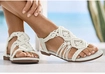 LASCANA Sandale Damen beige Gr.42