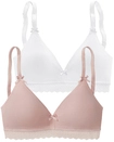PETITE FLEUR Bralette-BH Damen rose+wei&szlig; Gr.70A