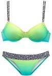 KANGAROOS B&uuml;gel-Bikini Damen t&uuml;rkis-gr&uuml;n Gr.36 Cup B