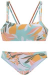 SUNSEEKER Bustier-Bikini Damen wei&szlig;-gelb Gr.32 Cup A/B