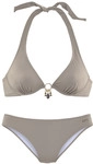 BRUNO BANANI B&uuml;gel-Bikini Damen stein Gr.36 Cup B