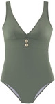 VIVANCE Badeanzug Damen oliv Gr.34 Cup A/B