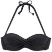 S.OLIVER B&uuml;gel-Bandeau-Bikini-Top Damen schwarz Gr.32 Cup A