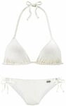 BUFFALO Triangel-Bikini Damen creme Gr.36 Cup A/B