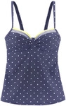 LASCANA B&uuml;gel-Tankini-Top Damen blau-gelb-bedruckt Gr.36 Cup B