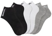 BENCH. Sportsocken Damen 2x schwarz, 2x grau-meliert, 2x wei&szlig; Gr.35-38