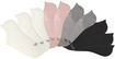 BENCH. Sneakersocken Damen 3x ecru, 2x grau, 2x rosa, 3x schwarz Gr.39-42
